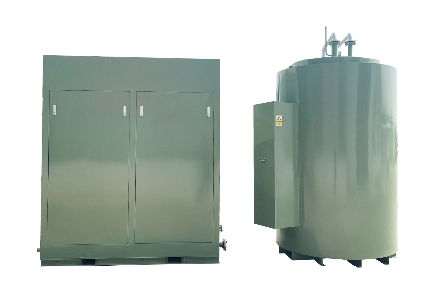 Circular furnace ammonia decomposition hydrogen production unit