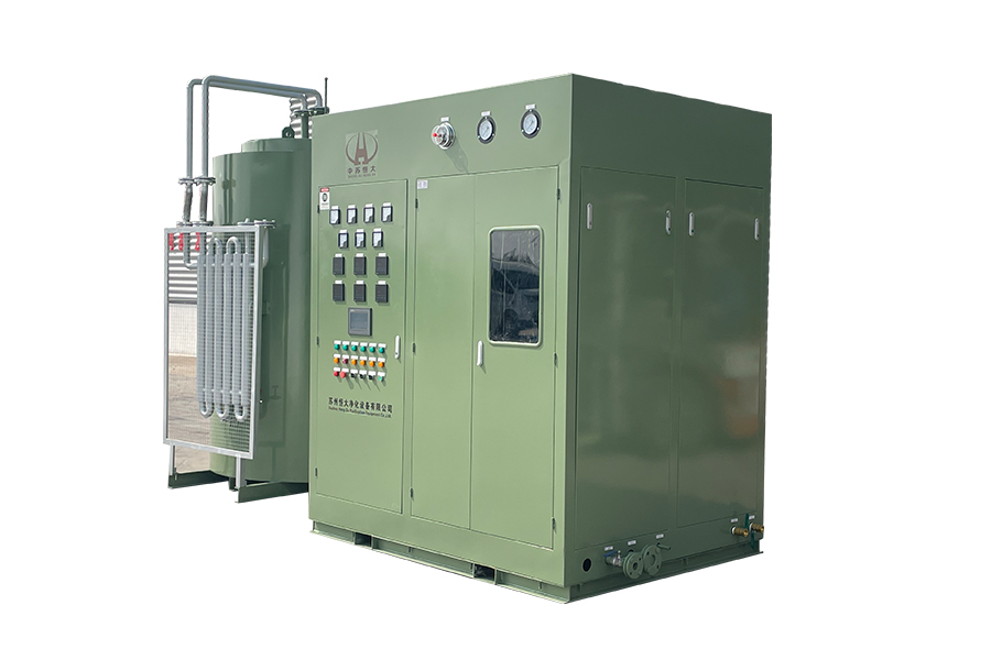 Circular furnace ammonia decomposition hydrogen production unit