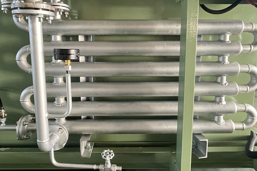 Square ammonia decomposition hydrogen production unit