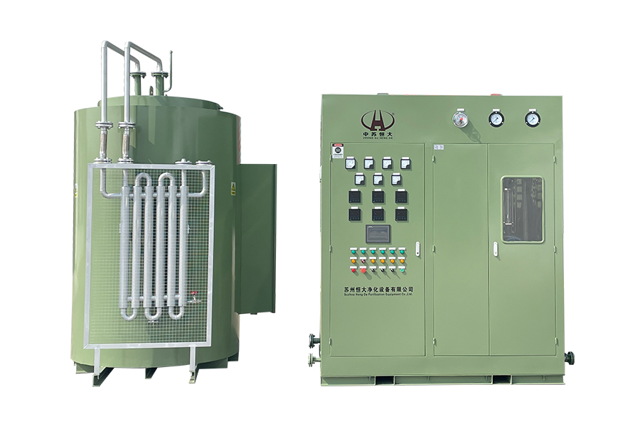 Circular furnace ammonia decomposition hydrogen production unit