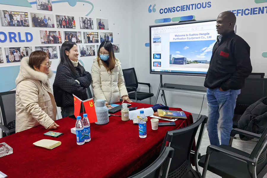 Inspeksyon ng pabrika ng customer ng Nigeria