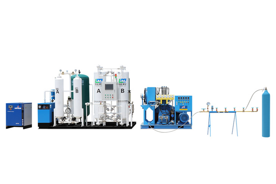 Medikal na onsite oxygen pagpuno ng system