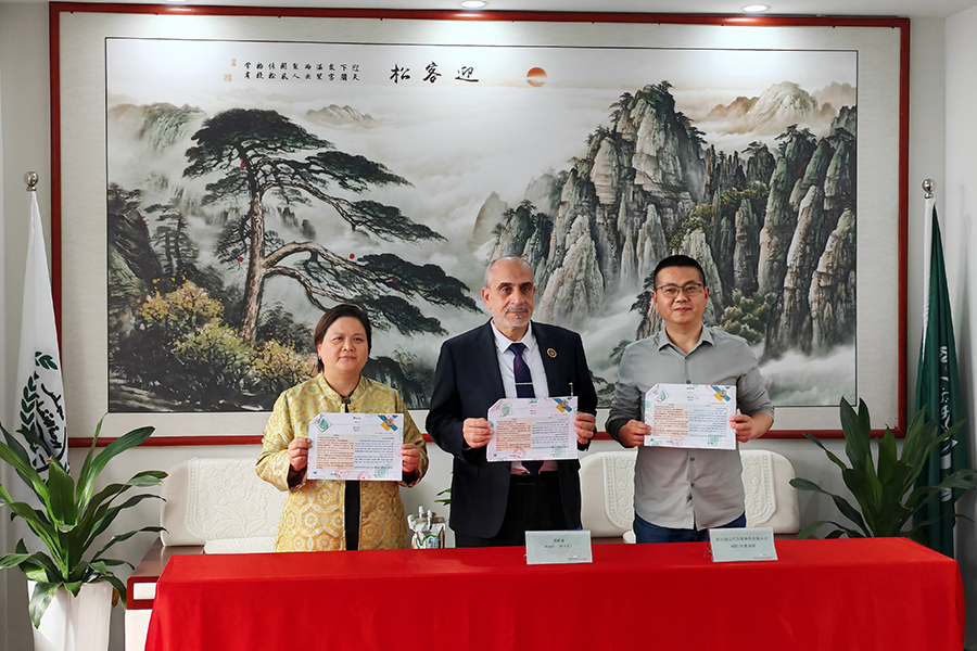 Si Jiangsu Luoming ay nakarating sa kooperasyon sa Arab Chamber of Commerce Trade Fair